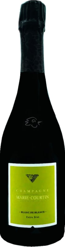 Marie Courtin Blanc de Blancs Extra Brut Front Bottle Shot