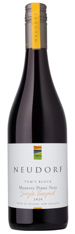 Neudorf Tom's Block Moutere Pinot Noir 2020 Front Bottle Shot