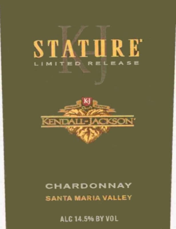 Kendall-Jackson Stature Chardonnay 2014 Front Label