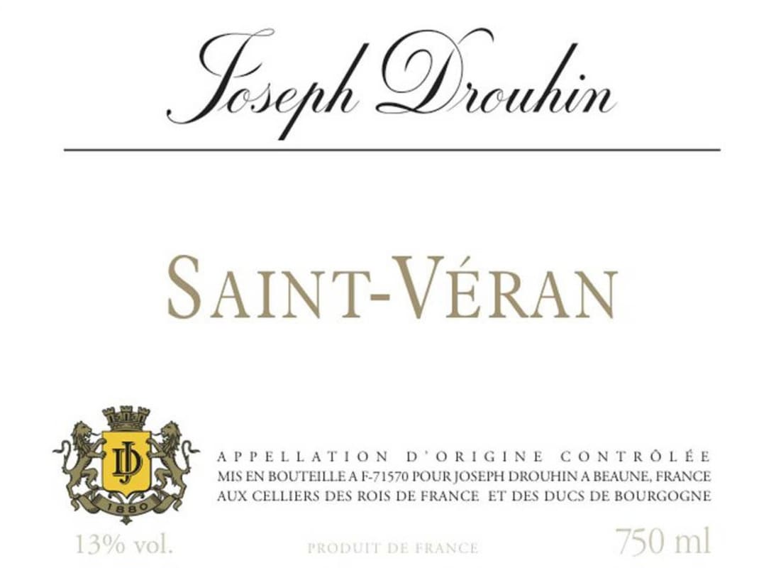 Joseph Drouhin Saint-Veran 2015 Front Label