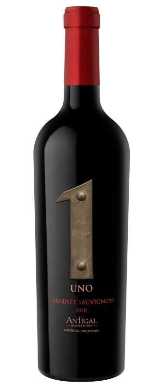 Antigal Uno Cabernet Sauvignon 2018 Front Bottle Shot