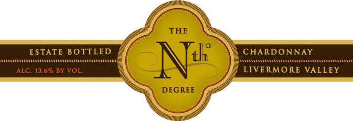 Wente Nth Degree Chardonnay 2015 Front Label