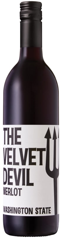 Charles Smith Wines The Velvet Devil Merlot 2021 Front Bottle Shot