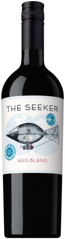The Seeker Red Blend 2017 Front Bottle Shot