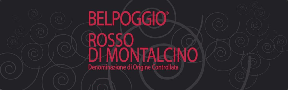 Belpoggio Rosso di Montalcino 2009 Front Label