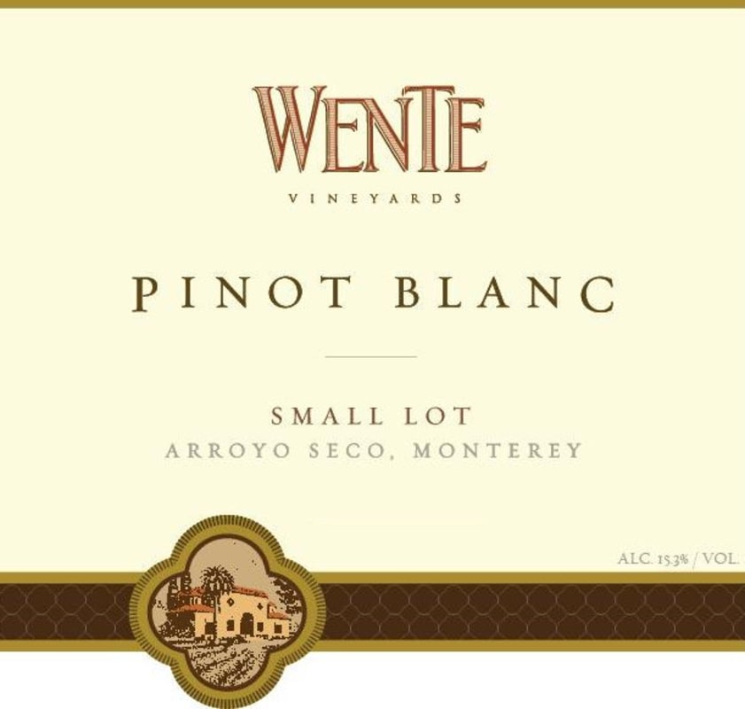 Wente Small Lot Pinot Blanc 2012 Front Label