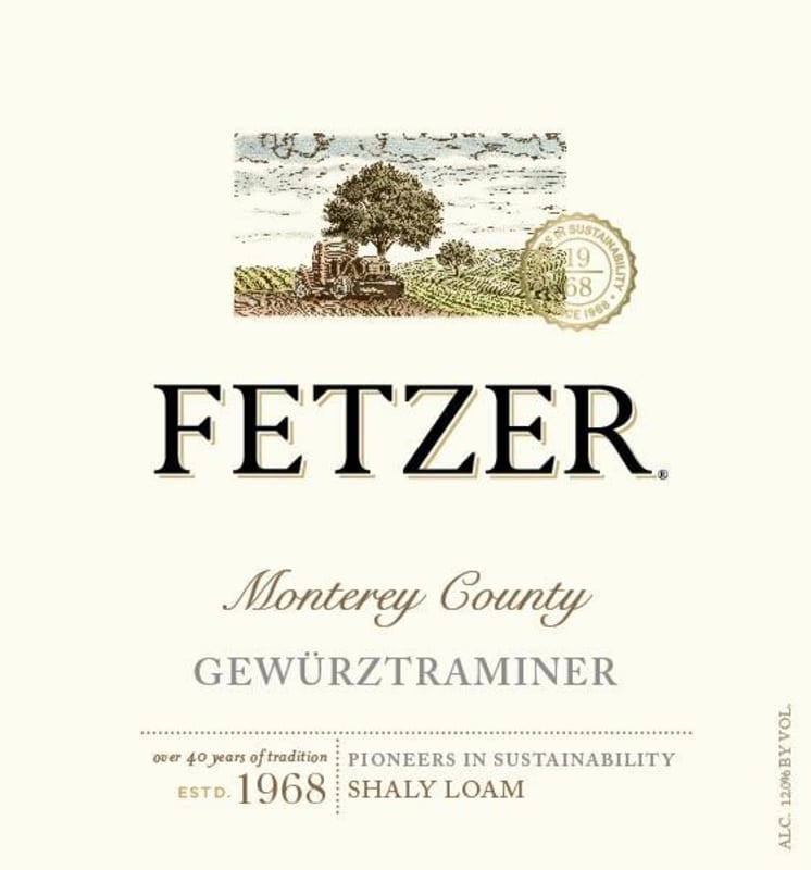 Fetzer Shaly Loam Gewurztraminer 2017 Front Label