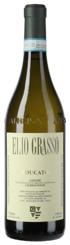 Elio Grasso Educato Chardonnay 2024 Front Bottle Shot