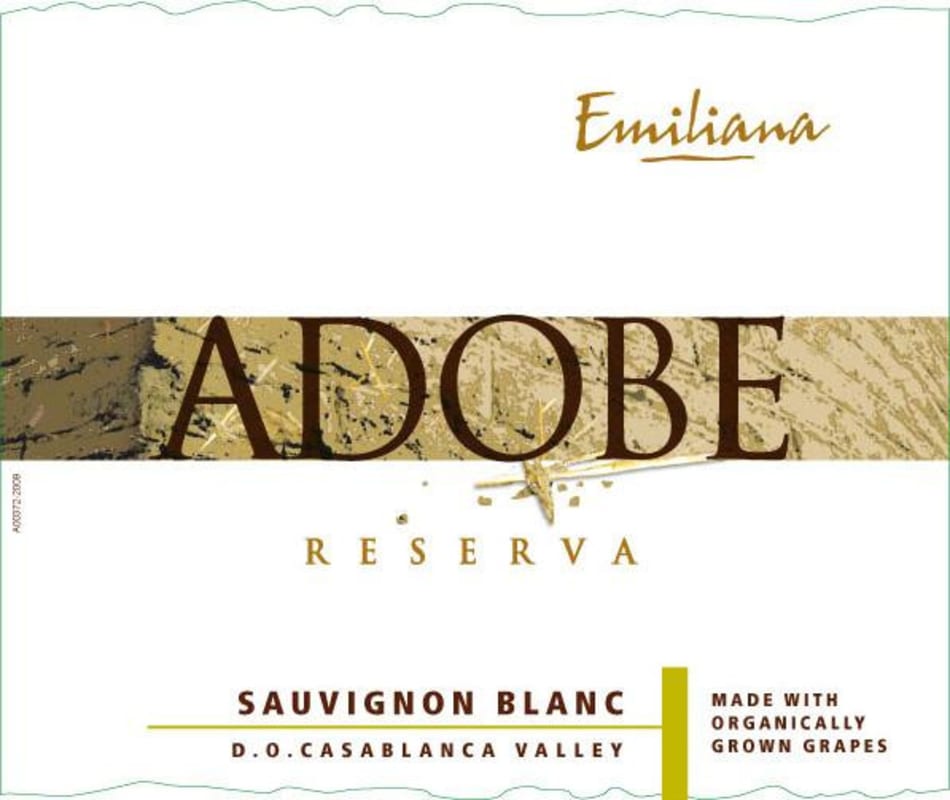 Emiliana Adobe Reserva Sauvignon Blanc 2013 Front Label