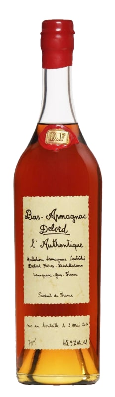 Delord l'Authentique Armagnac Front Bottle Shot