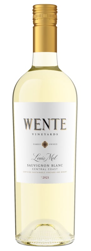 Wente Louis Mel Sauvignon Blanc 2021 Front Bottle Shot