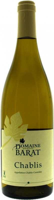 Domaine Barat Chablis 2017 Front Bottle Shot