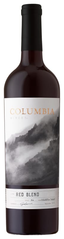 Columbia Winery Red Blend 2017 Front Bottle Shot