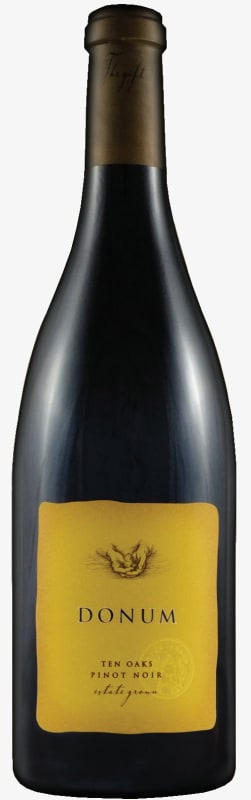 Donum Ten Oaks Russian River Valley Pinot Noir 2013 Front Bottle Shot