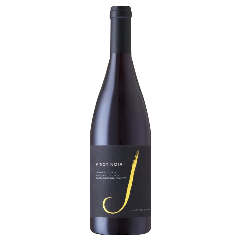 J Vineyards California Pinot Noir 2017 Front Bottle Shot