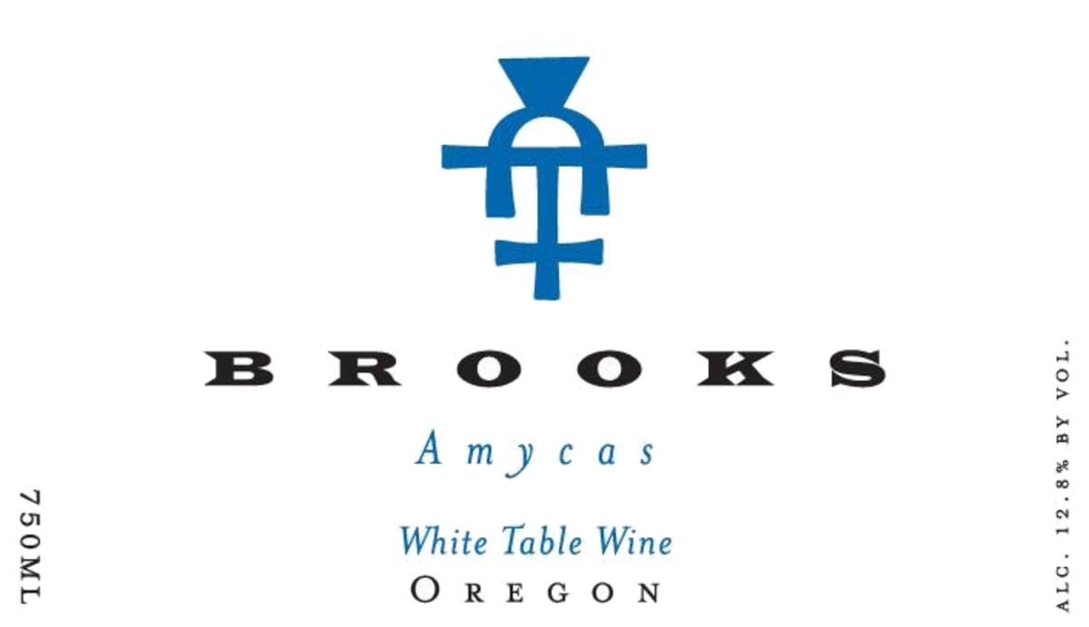 Brooks Amycas White Blend 2008 Front Label