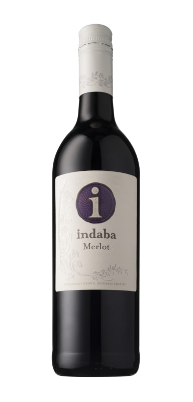 Indaba Merlot 2017 Front Bottle Shot