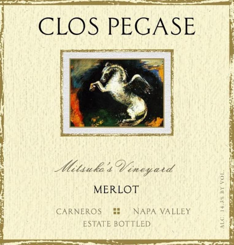 Clos Pegase Mitsuko's Vineyard Merlot 2011 Front Label