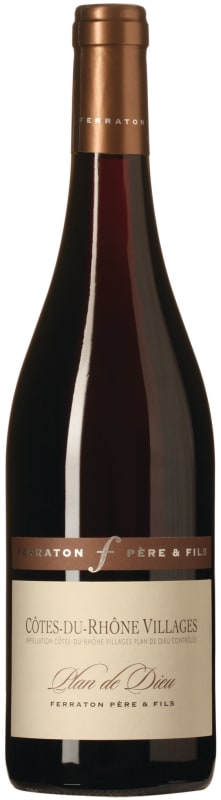 Ferraton Pere & Fils Plan de Dieu Cotes du Rhone Villages 2017 Front Bottle Shot