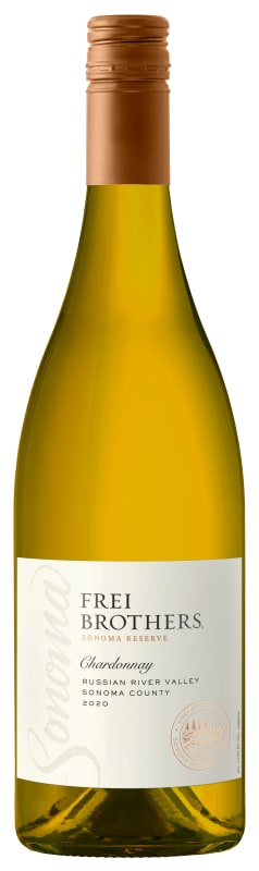 Frei Brothers Reserve Chardonnay 2020 Front Bottle Shot