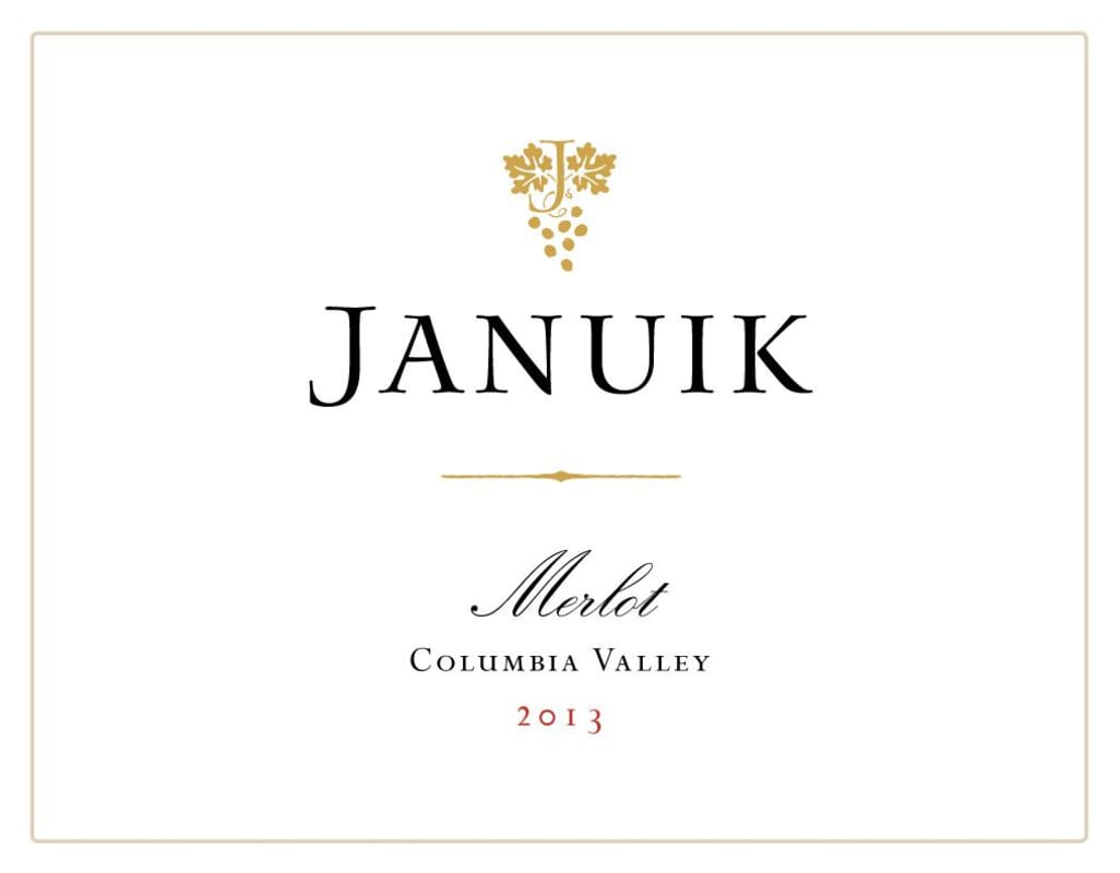 Januik Winery Merlot 2013 Front Label