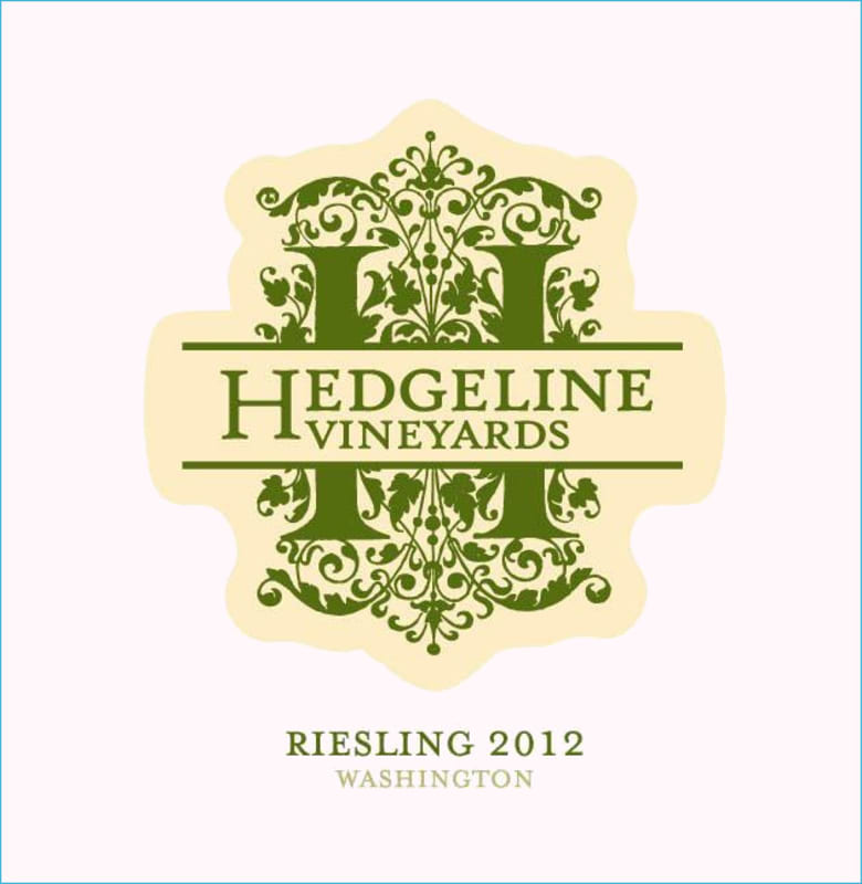 Hedgeline Vineyards Riesling 2012 Front Label