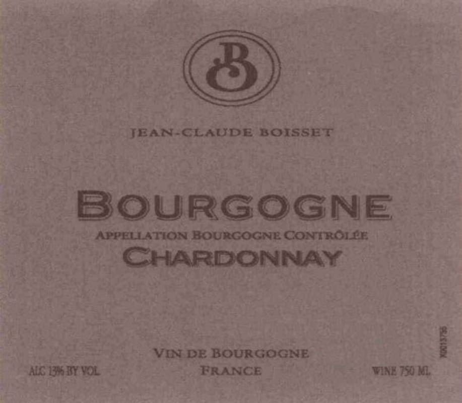 Jean-Claude Boisset Bourgogne Chardonnay 2005 Front Label