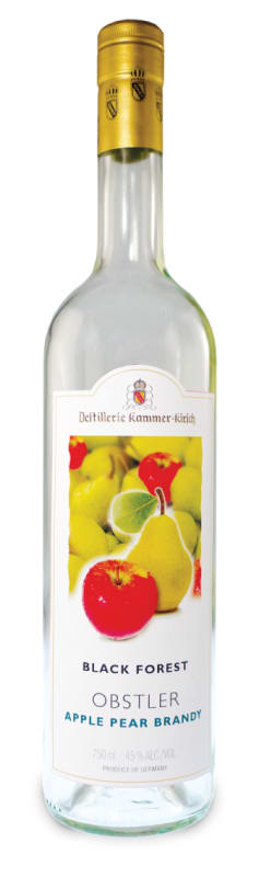 Kammer Obstler Apple Pear Brandy Front Bottle Shot
