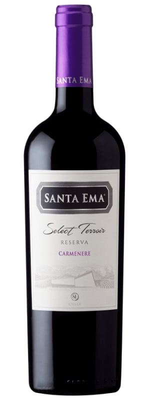 Santa Ema Select Terroir Carmenere 2019 Front Bottle Shot