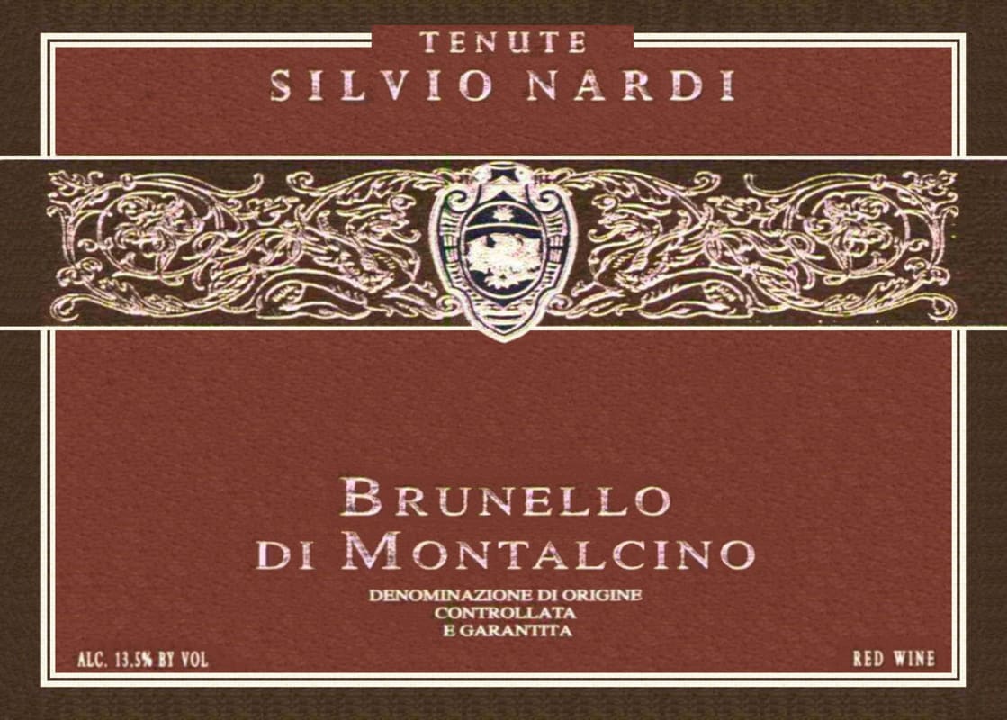 Tenute Silvio Nardi Brunello di Montalcino 2002 Front Label
