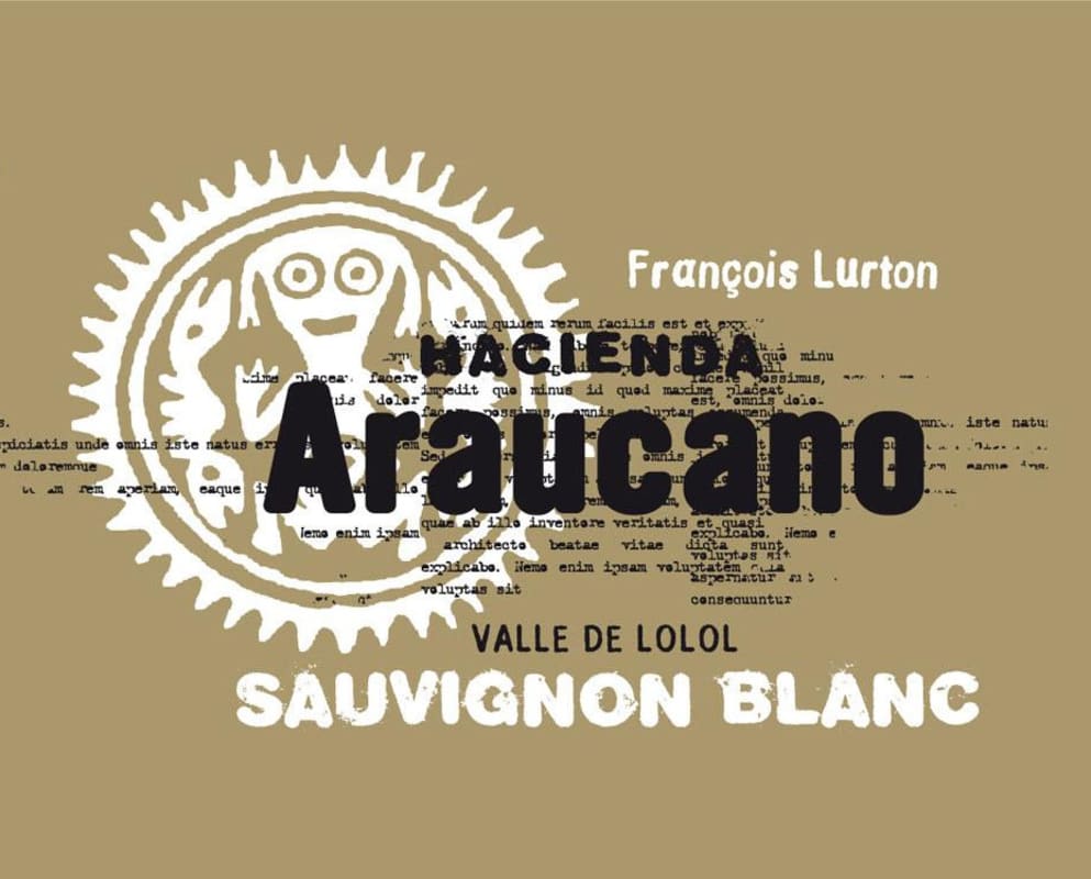 Hacienda Araucano Organic Sauvignon Blanc 2018 Front Label