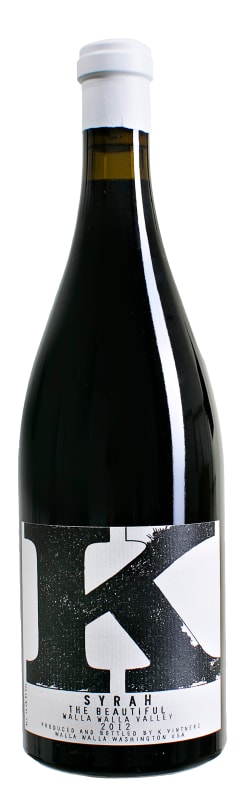 K Vintners The Beautiful Syrah 2012 Front Bottle Shot