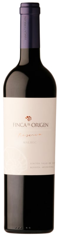Finca El Origen Reserva Malbec 2019 Front Bottle Shot