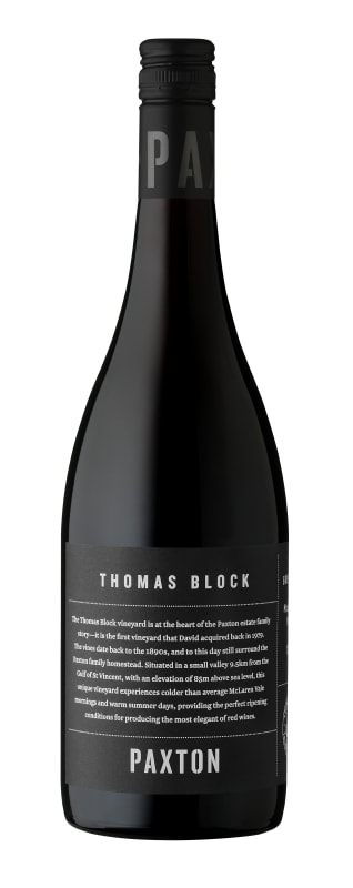 Paxton Vineyards Grenache 2018 Front Bottle Shot