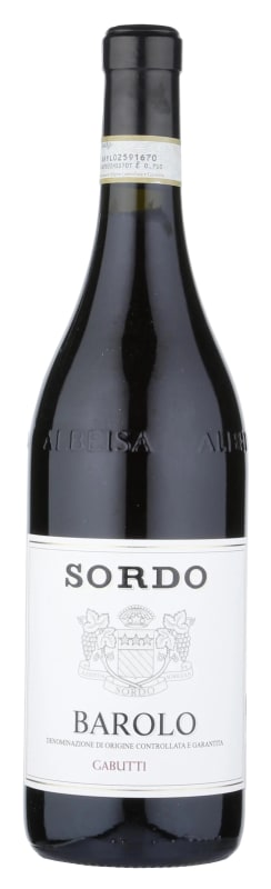 Giovanni Sordo Barolo Gabutti 2020 Front Bottle Shot