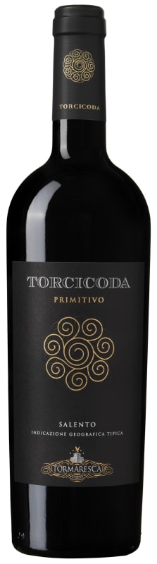 Tormaresca Torcicoda Primitivo 2021 Front Bottle Shot
