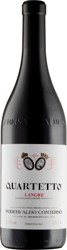 Aldo Conterno Quartetto Langhe Rosso 2022 Front Bottle Shot