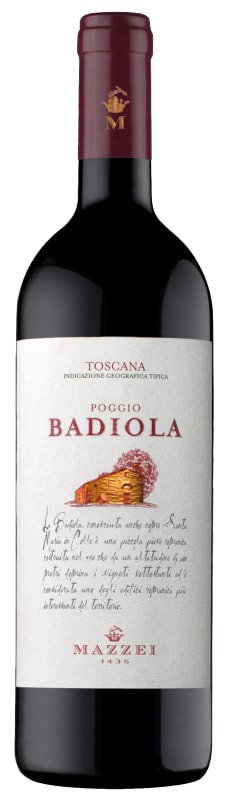 Mazzei Poggio Badiola Toscana 2021 Front Bottle Shot