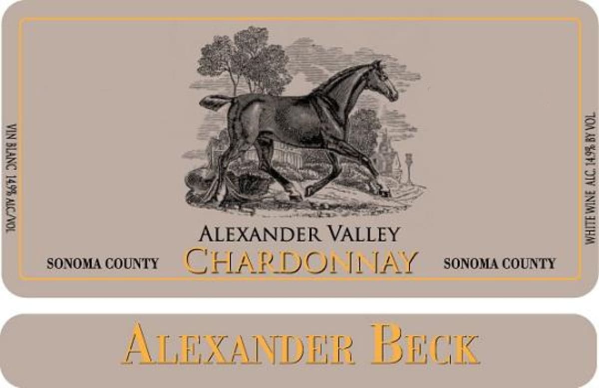 Alexander Beck Chardonnay 2012 Front Label