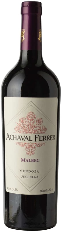 Achaval Ferrer Mendoza Malbec 2019 Front Bottle Shot