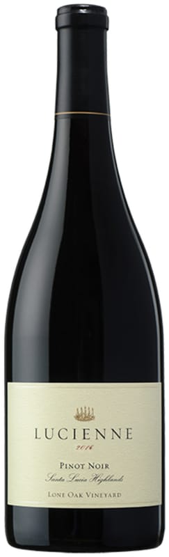 Lucienne Lone Oak Vineyard Pinot Noir 2016 Front Bottle Shot