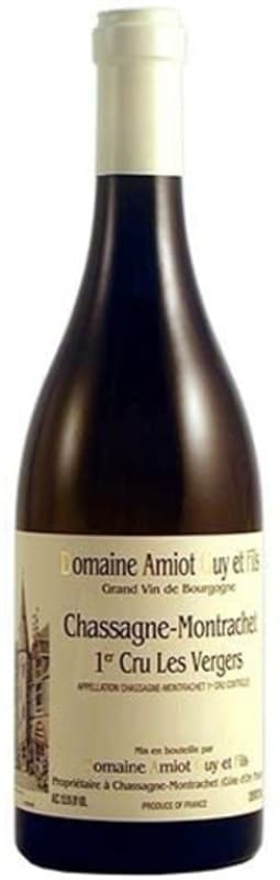 Guy Amiot Chassagne-Montrachet Les Vergers Premier Cru 2015 Front Bottle Shot