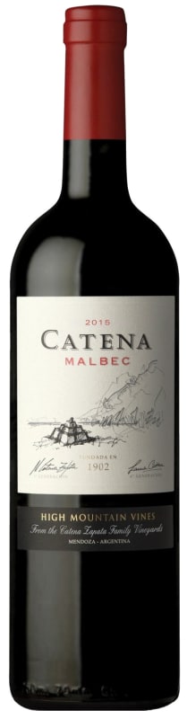 Catena Malbec 2015 Front Bottle Shot