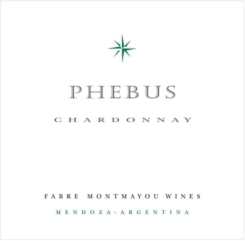 Fabre Montmayou Phebus Chardonnay 2015 Front Label