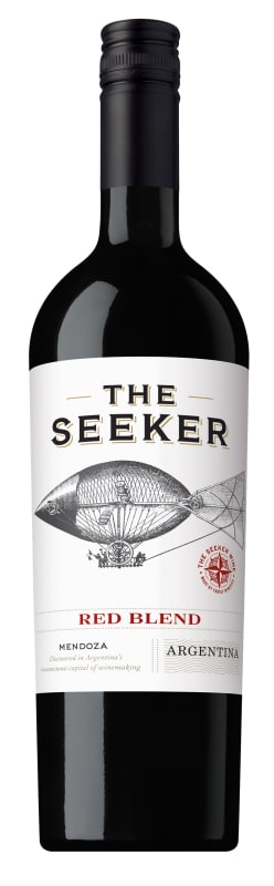 The Seeker Red Blend 2021 Front Bottle Shot