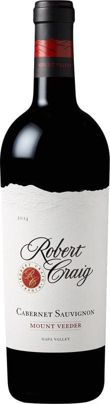 Robert Craig Cellars Mt. Veeder Cabernet Sauvignon 2014 Front Bottle Shot