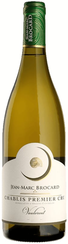 Brocard Chablis Vaulorent Premier Cru 2021 Front Bottle Shot