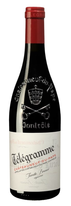 Domaine du Vieux Telegraphe Chateauneuf-du-Pape Telegramme 2024 Front Bottle Shot