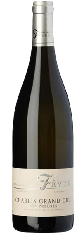 Nathalie & Gilles Fevre Chablis Les Preuses Grand Cru 2021 Front Bottle Shot
