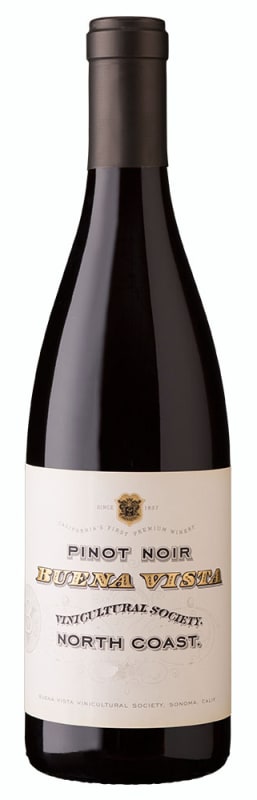 Buena Vista North Coast Pinot Noir 2018 Front Bottle Shot